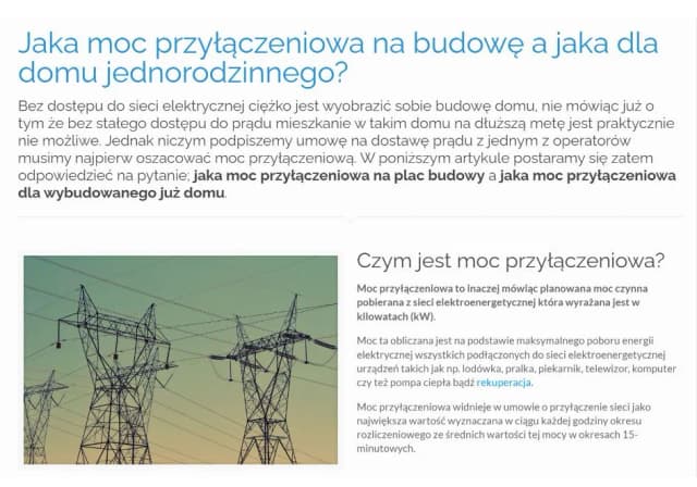 Jakie przyłącze do domu jednorodzinnego? Kluczowe informacje i porady Jakie przyłącze do domu jednorodzinnego? Kluczowe informacje i porady